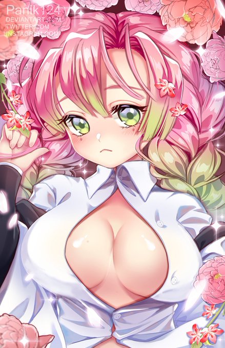 🌺🌸SoiHeoDing🌸🌺Djm|AFATHさんがTwitterに投稿した甘露寺蜜璃(鬼滅の刃)のイラスト。