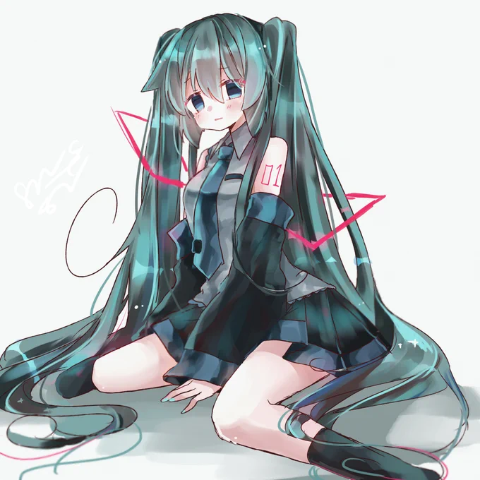 ミクさん落書きまとめ #VOCALOID #初音ミク https://t.co/4Gwx7i0Fa1 