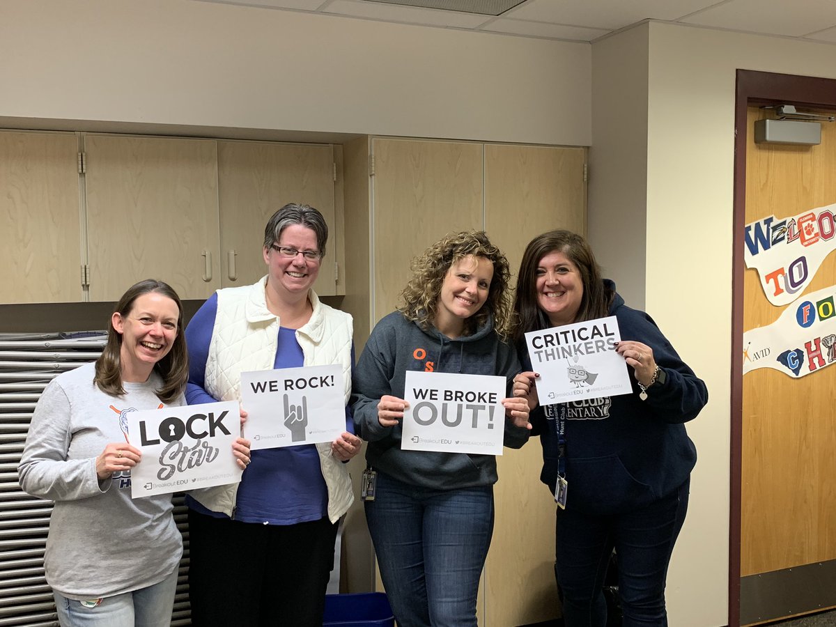 BeckyMeix's tweet photo. The Elementary Literacy Specialists escaped and learned writing strategies at our monthly meeting https://t.co/iCrjS9SKBQ