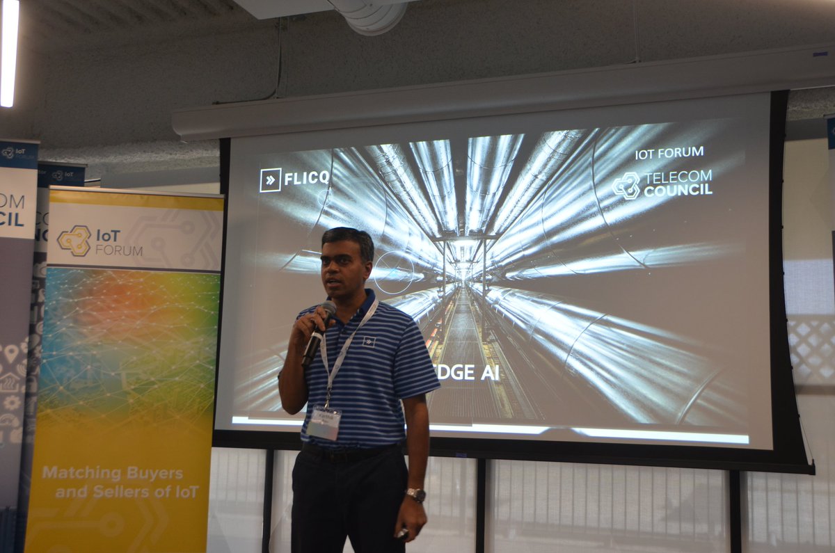 FLICQ (@flicqinc) on Twitter photo <a href="/flicqinc/">FLICQ</a> CEO, <a href="/kmrau/">Karthik Rau</a> , presented our edge computing solution and case studies at the @telecomcouncil IoT Forum hosted by <a href="/AvantaVentures/">Avanta Ventures</a> yesterday. Contact us if you'd like a copy of the slides.
#flicq #iot #digitaltransformation #AI #EdgeComputing #smartsensors <a href="/flicqinc/">FLICQ</a> CEO, <a href="/kmrau/">Karthik Rau</a> , presented our edge computing solution and case studies at the @telecomcouncil IoT Forum hosted by <a href="/AvantaVentures/">Avanta Ventures</a> yesterday. Contact us if you'd like a copy of the slides.
#flicq #iot #digitaltransformation #AI #EdgeComputing #smartsensors
