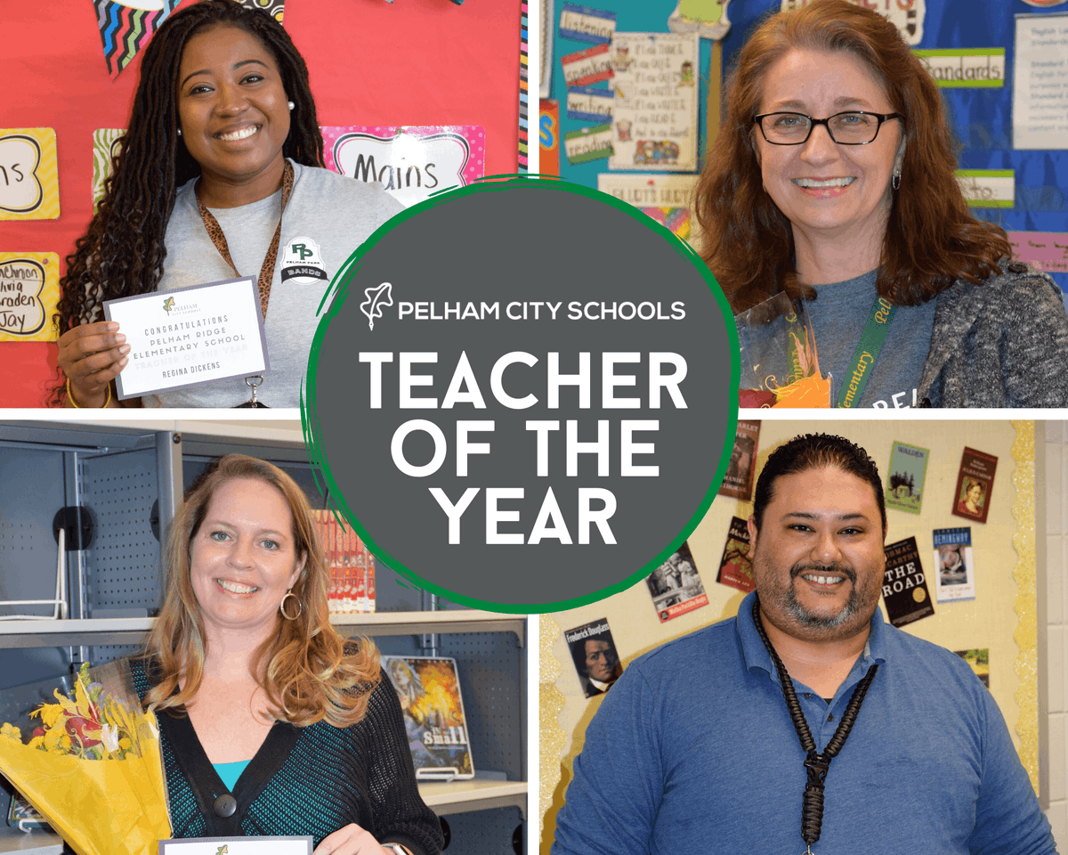 PelhamSchools's tweet photo. Congratulations to the Teacher &amp; Support Person of the Year Honorees! Jeri Feliciano &amp; Teri Wiedeburg from Pelham Oaks, Regina Dickens &amp; Martee Forehand from Pelham Ridge, Meredith Collins &amp; Angela Blocker from @PelhamParkMS, and Juan Vasquez &amp; Dennis Case from PHS! https://t.co/ENjYQgqFDF