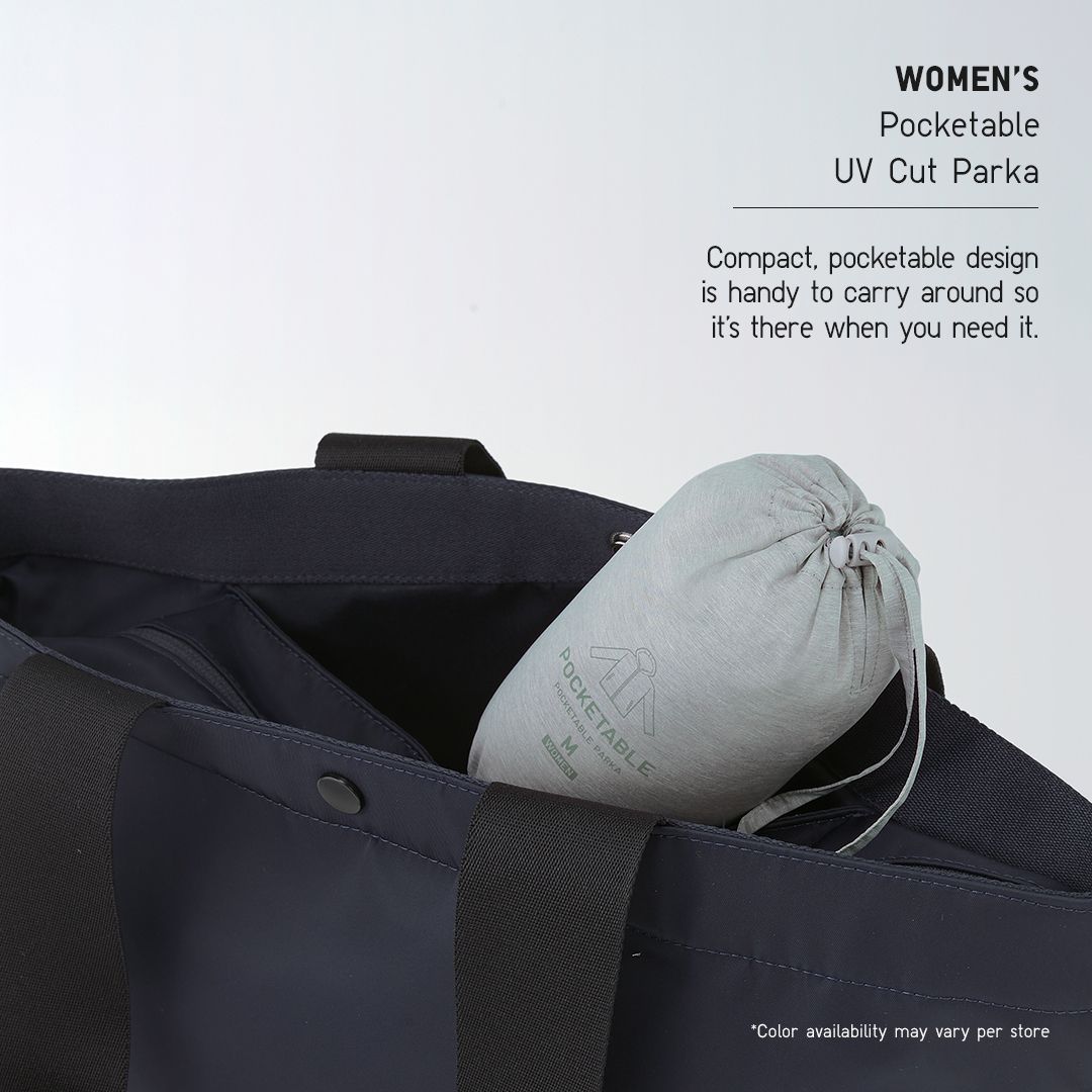 pocketable uv cut parka