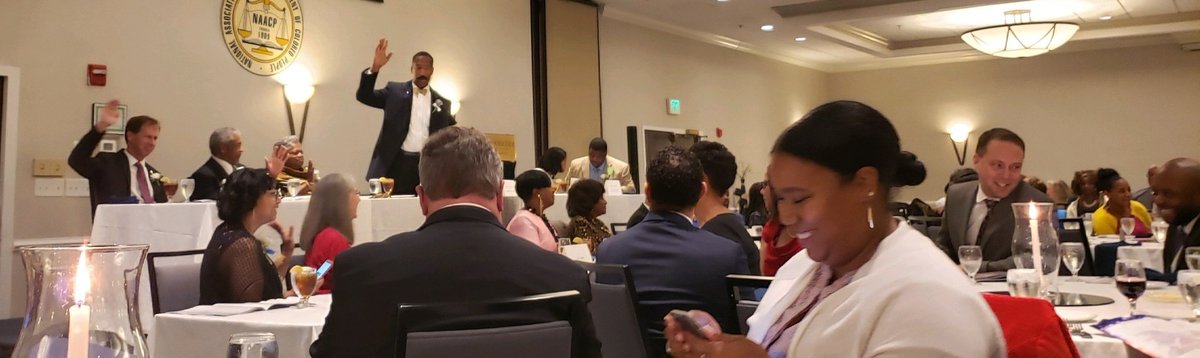 IPLdmv's tweet photo. Tonight, @robin173150 joined @aacnaacp dinner in Annapolis to spread the word about the #OneWaterPartnership, through which @IPC_Chesapeake, @H2OshedStewards, & @IPLdmv are helping congregations across Anne Arundel County to care together for the watersheds we share. https://t.co/dzvBw69DHn