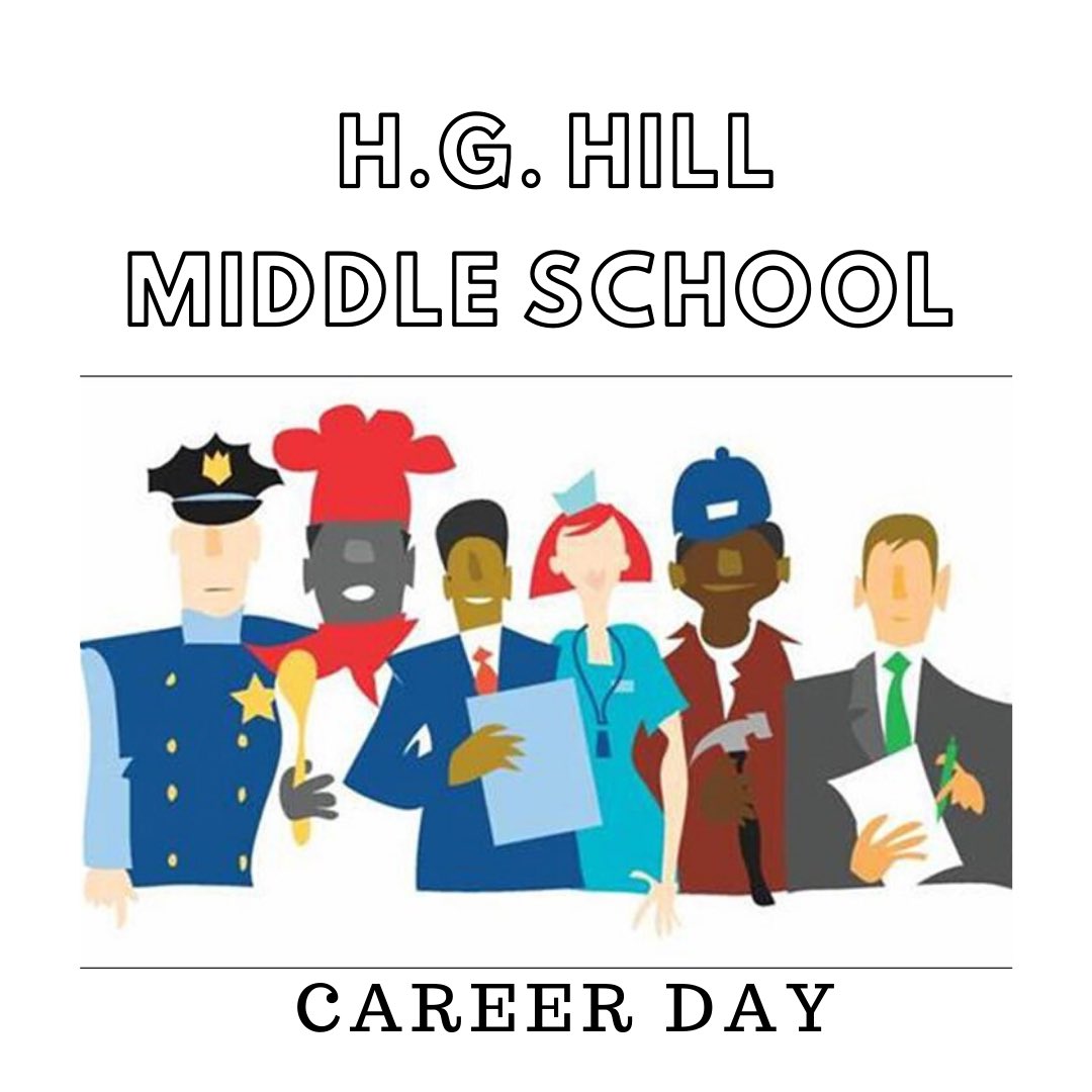 HGHillCounselor's tweet photo. We are so proud of our first Career Day @HGHillMiddle ! Students rotated to different classrooms to learn and expand their future career &amp; college decisions 🎓So thankful for all our awesome career presenters! @MNPScounselors https://t.co/ViQrw9fzA6