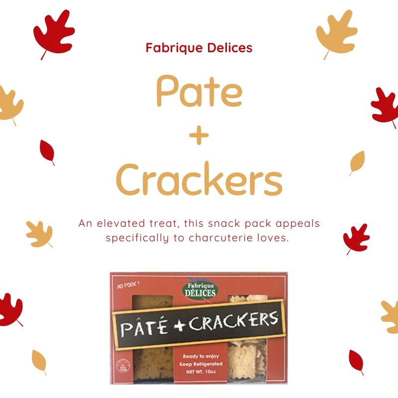 MikeHudsonDist's tweet photo. Fabrique Delices Pate + Crackers Snack Pack, appeals to the charcuterie lover in all of us! Perfect for the holidays!

#charcuterie #crackers #OrganicCrackers #Organic #FabriqueDelices #BayArea #Local #Foodie #InstaFood #GourmetFood #Eating #northbaydistributor #foodservice #mhd https://t.co/2xoIoCNRhW