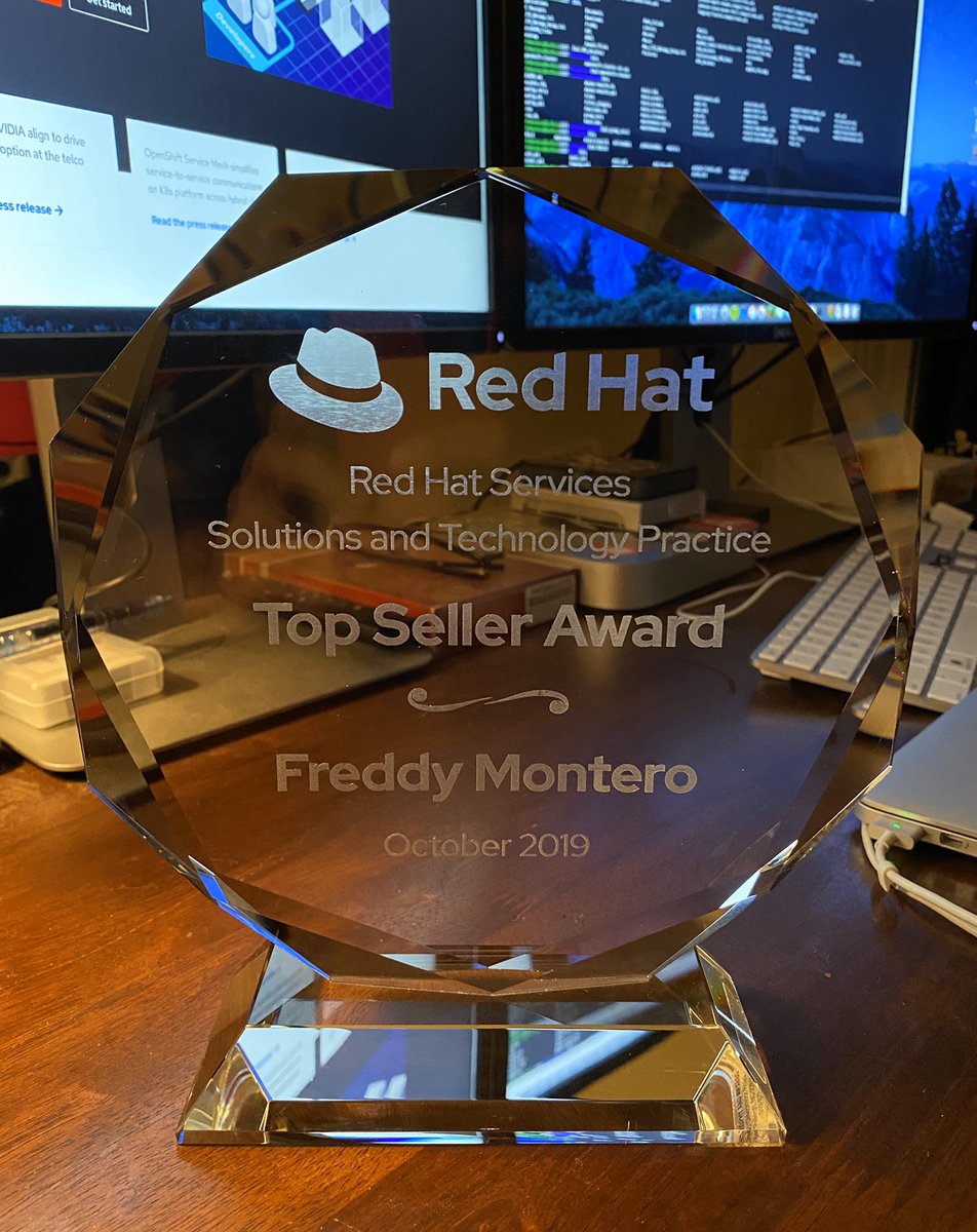 FeMontero's tweet photo. This was delivered today. 
😊 
#LifeAtRedHat https://t.co/Ci9Z775qJt