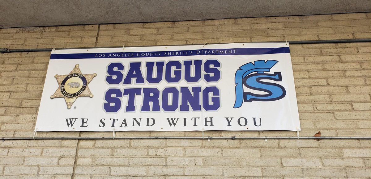 Scv Sheriff On Twitter In Show Of Support For Saugus High And