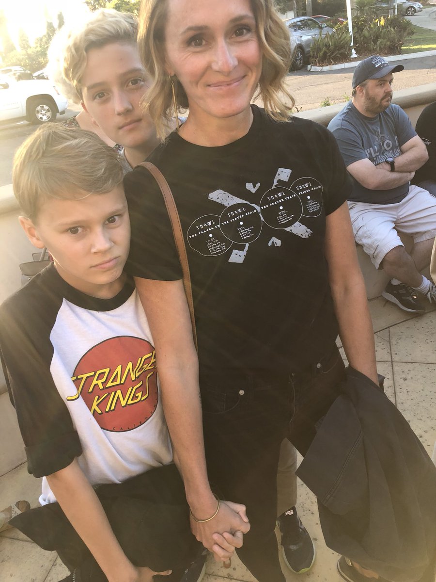 @DJRae13 Coming in late over here. I forgot to take pics, because I have 2 extra kids here this weekend, but it was my <a href="/stranger_kings/">Stranger Kings</a> tee that matches Toad’s in this pic.