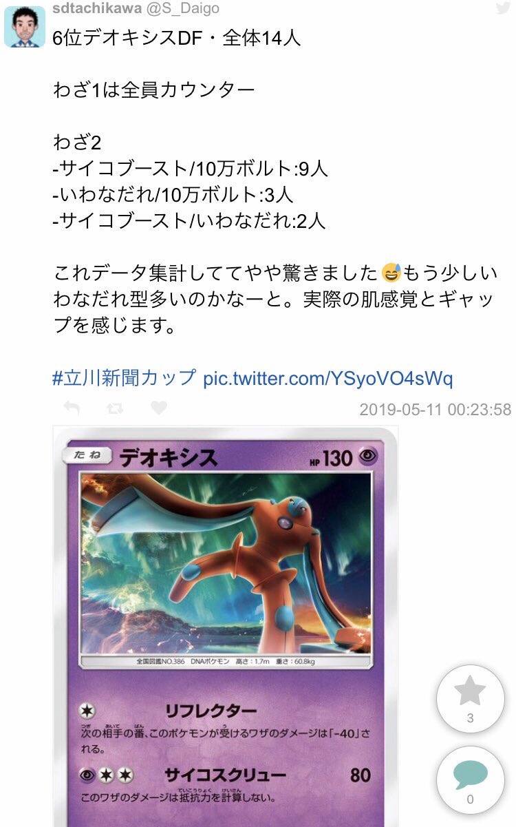 Daigopvpϟໂ ໃ デオキシスディフェンス 47人 わざ1は全員 カウンター わざ2 サイコブースト いわなだれ 35人 サイコブースト 10万ボルト 6人 いわなだれ 10万ボルト 5人 未解放1人 2大会連続で2位のジャミラ 前回前々回と比較して 10