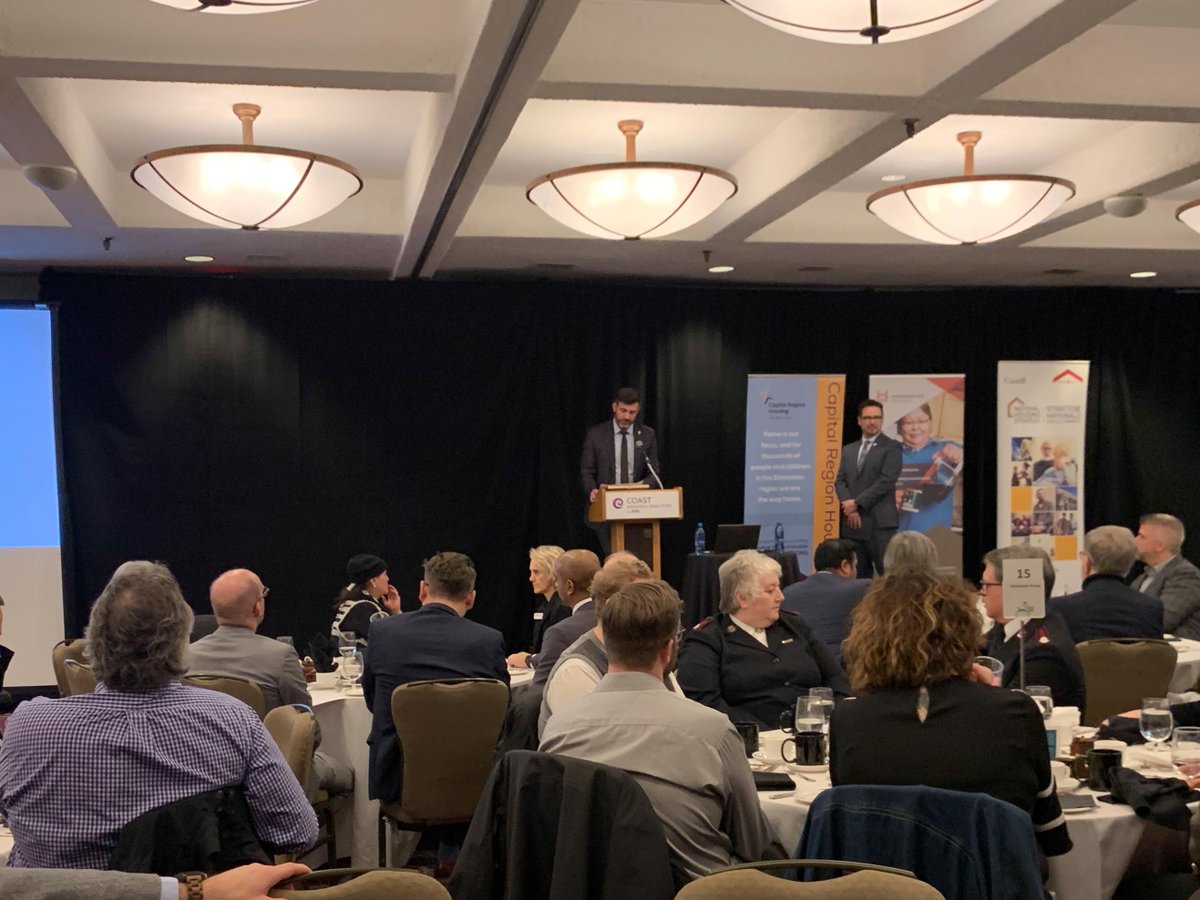Today we honoured #NationalHousingDay together with <a href="/homewardtrust/">Homeward Trust</a>, <a href="/CMHC_ca/">CMHC</a>, <a href="/doniveson/">Don Iveson</a>, and other engaged stakeholders passionate about creating affordable housing solutions. Looking forward to tackling this in the months ahead with @CNTNRmodular! #yeg #nationalhousingmonth