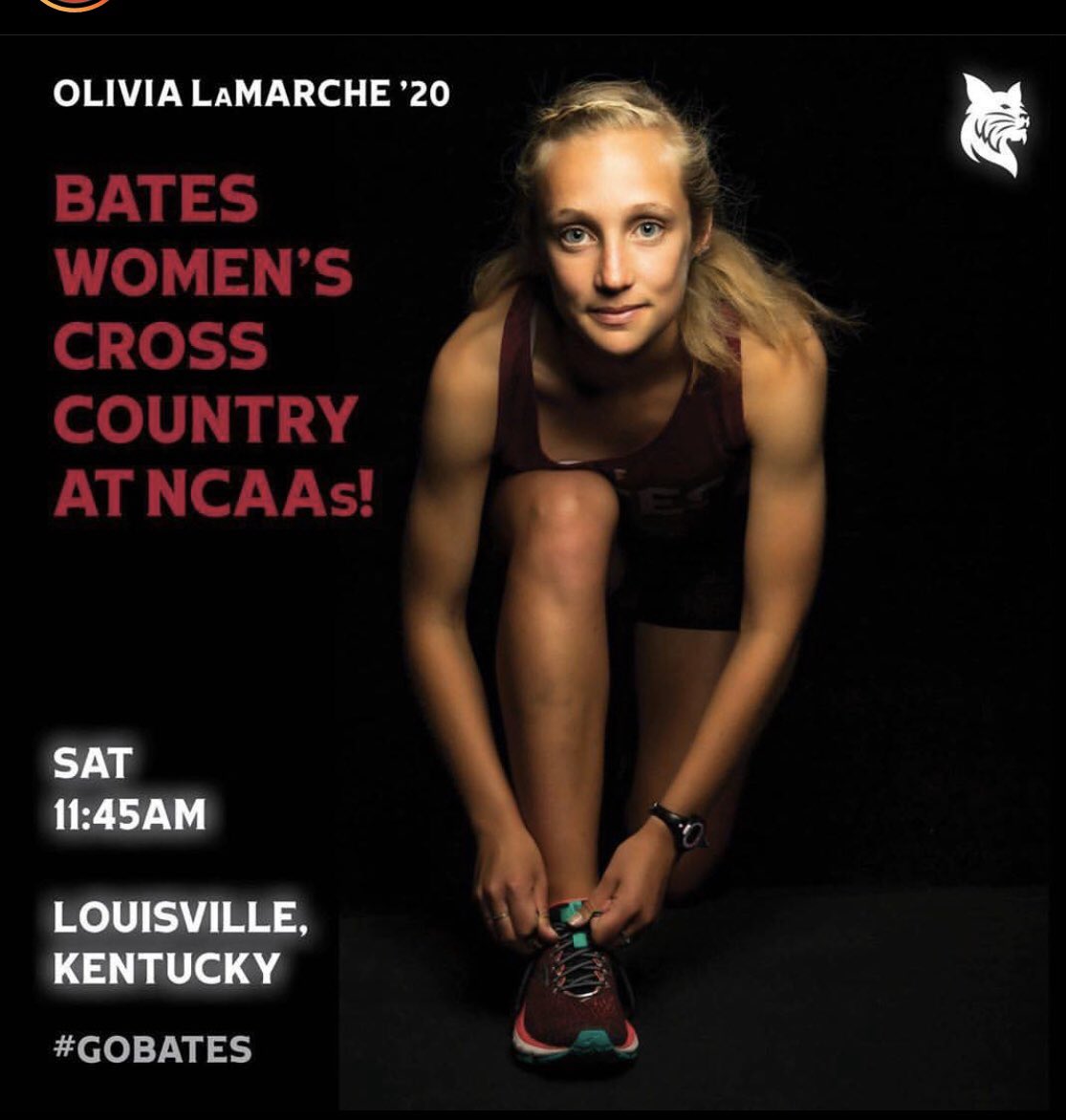 Best of luck to former GVS midfielder Olivia Lamarche ‘16 and her <a href="/BATES_XC_TF/">Bates XC/TF</a> at <a href="/NCAADIII/">NCAA Division III</a> XC championship. #WhateverItTakes #GVSFamForever