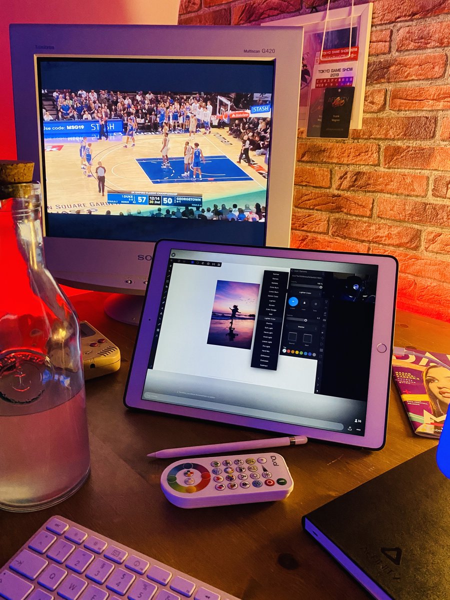 affinitytuts's tweet photo. I am having a great time watching @DruePhoto editing some photos in #affinityphoto #ipad and creating a #TikTok whilst watching college basketball 👊 and hanging out #madeinaffinity #affinityspotlight #affinitybyserif #affinitylive #finalcutpro #affinityphotoipad #iphone11promax https://t.co/1pKhkfRTos