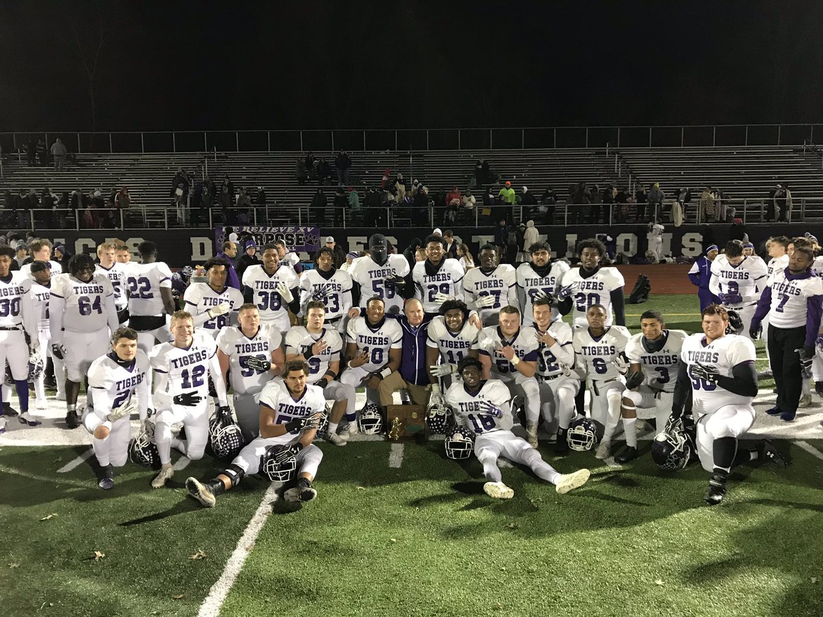 PCTigerFootball's tweet photo. Tiger Seniors - Regional Champions 2019. #Purpose https://t.co/1AW4uWqvBf