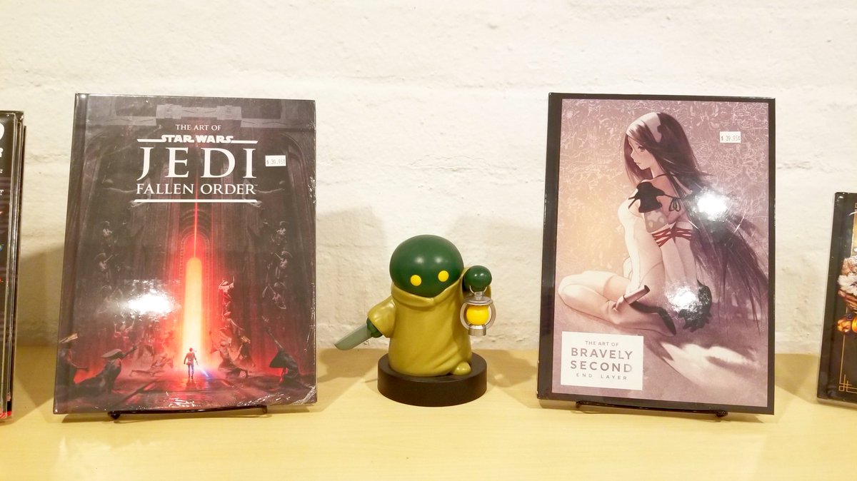 Game_Realms's tweet photo. NEW #GAMING ART BOOKS!
We got Art Books for #StarWarsJediFallenOrder & #BRAVELYSECONDENDLAYER in stock at @Game_Realms in #Burbank #California!
Price is $39.95+tax for each.
We also got the games in stock for #PS4 & #3DS !
Books by @darkhorsecomics
#StarWars #bravelydefault https://t.co/fNPYyhQZim
