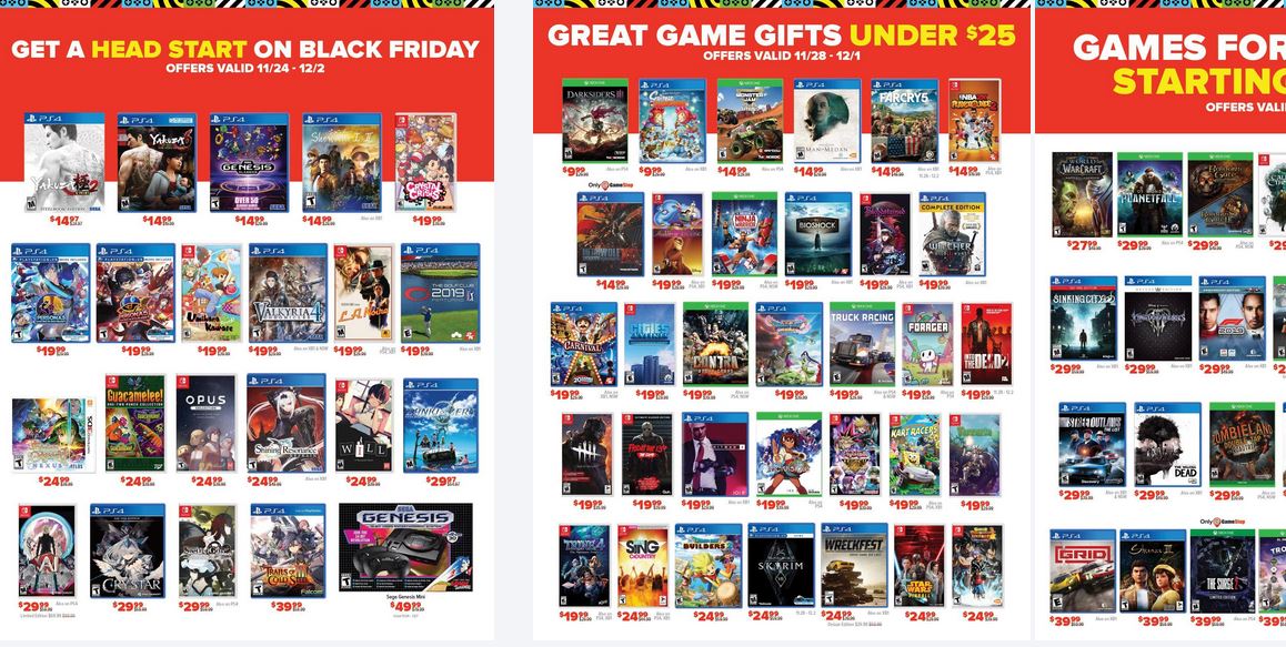 videogamedeals's tweet photo. GameStop Black Friday Ad. Every Tiny Detail Listed. https://t.co/BNBdVY5Dqy https://t.co/jxhq6ZhBjP