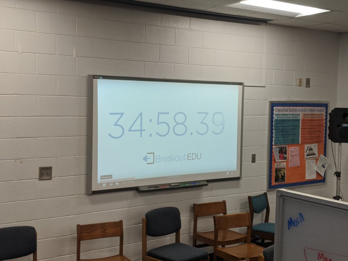 Just another slaying rhetoric with my students. <a href="/breakoutEDU/">Breakout EDU</a> for the win! Thanks <a href="/OwenHSMedia/">OHS Media</a> for the help. Today was a GREAT day. 
#StudentEngagement 
#FridayVibes