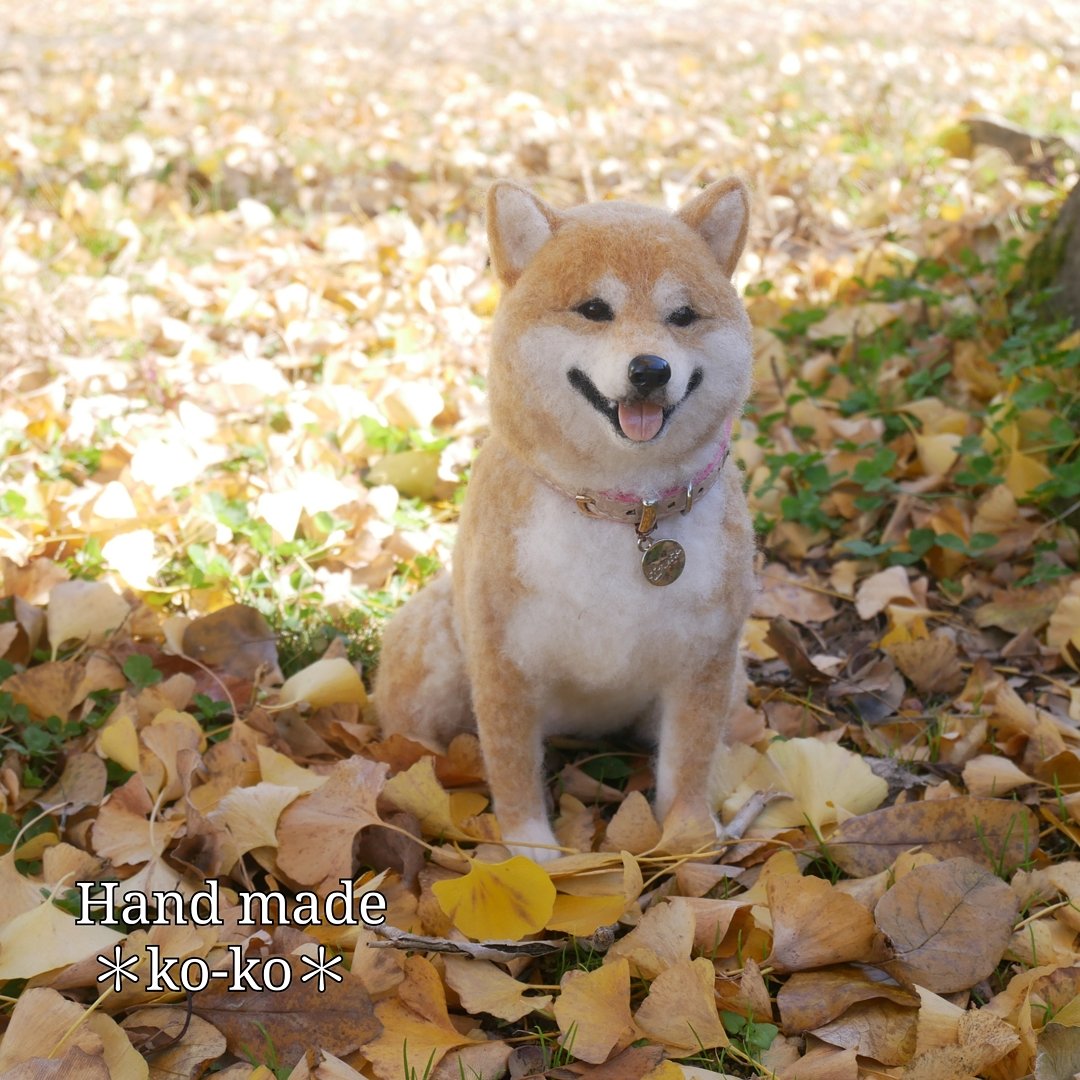 Twoucan 羊毛フェルトリアル柴犬 の注目ツイート イラスト マンガ コスプレ モデル