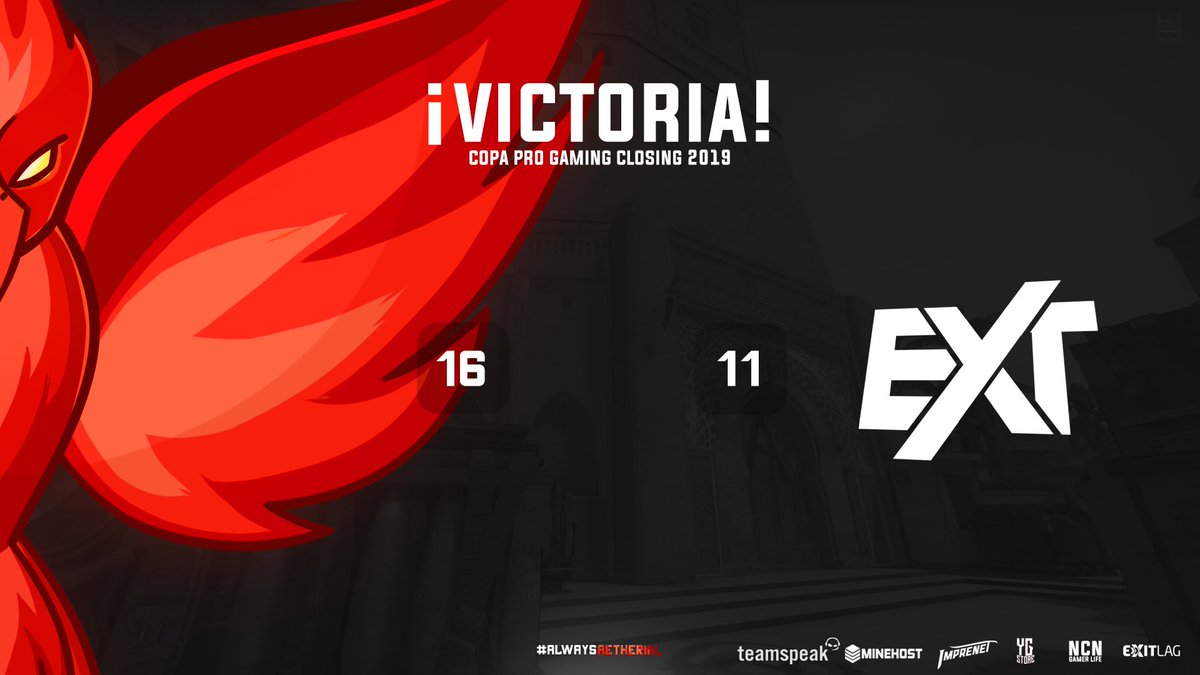 aetherialgg's tweet photo. #CSGO
Obtuvimos la victoria frente a los chicos de @ExteorityGaming por la Copa Pro Gaming Closing 2019 con un 16-11 en Inferno.
#AlwaysAetherial
#WhoSayNot https://t.co/lrGogZDwux