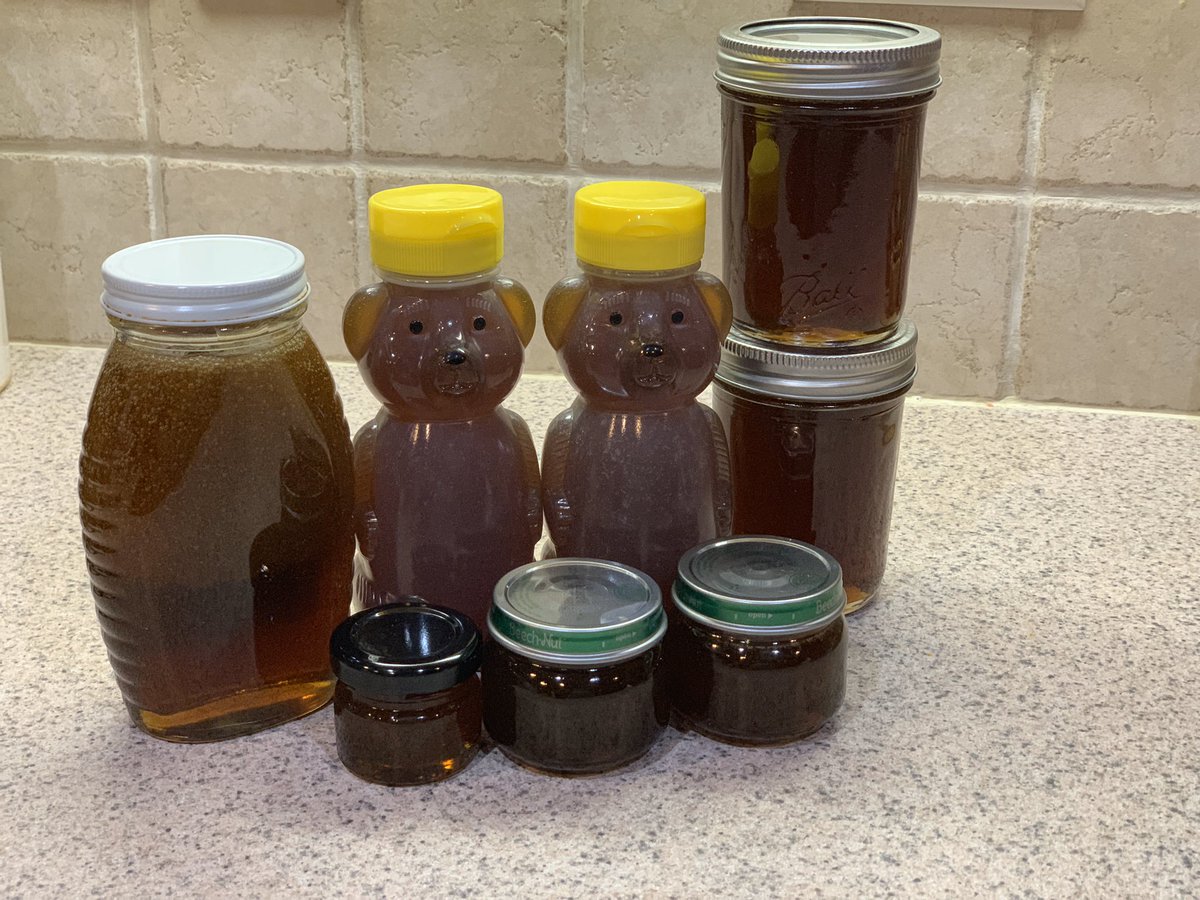 shanjone's tweet photo. @lspitzner Didn’t know you kept bees! This is our 3rd year and finally have some successful hives. 2 frames worth! Hopefully this year they’ll actually make it through the winter. https://t.co/wHZPnFYFCh
