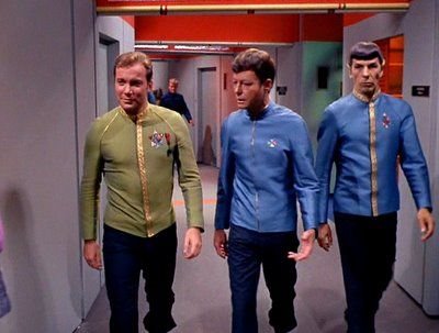 Here are the wonderful dress uniforms for Star Trek: The Original Series. They really do look formal and uncomfortable, plus all the decorations on full display.