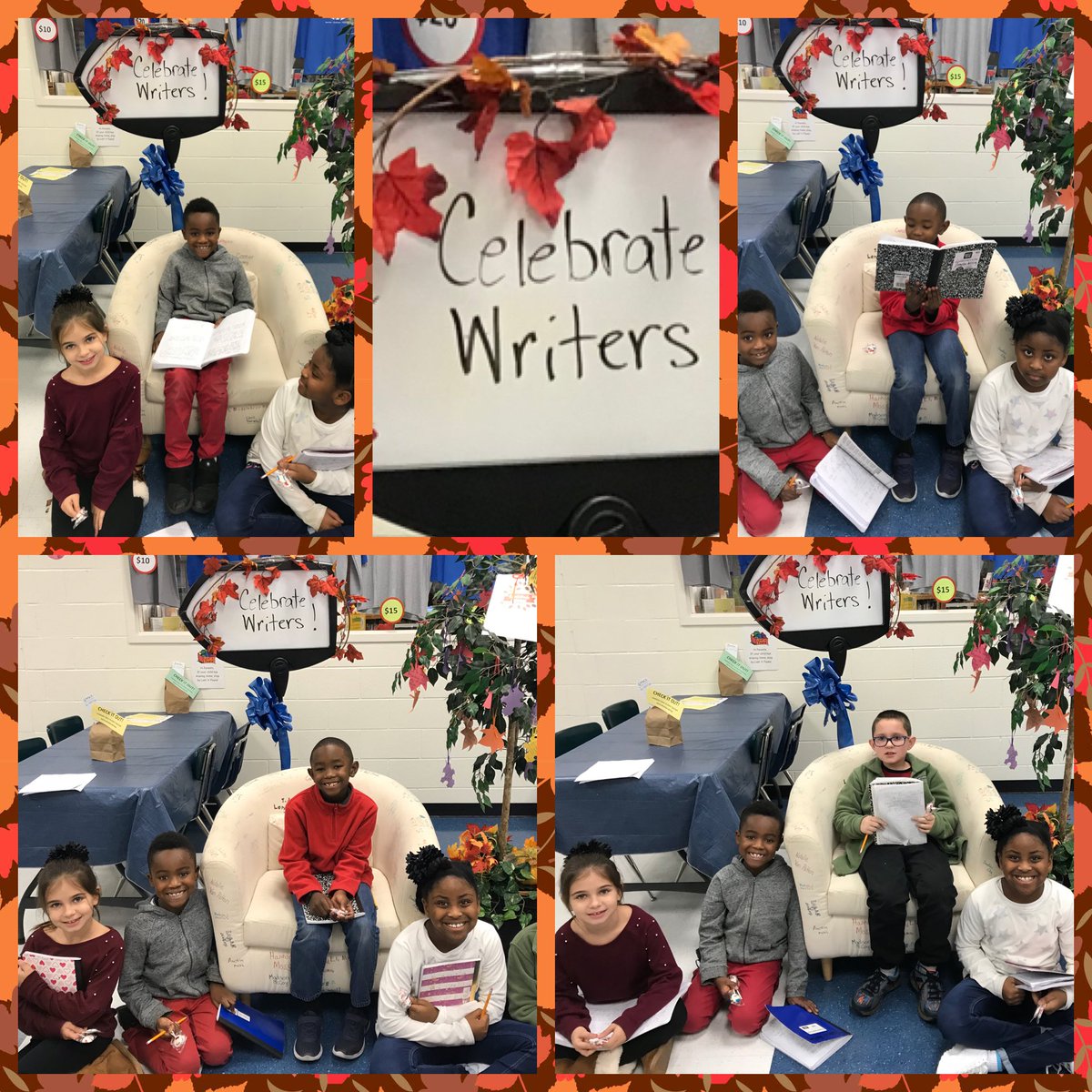 bbmewbourne's tweet photo. Celebrating Ms Whippleโs 2nd Gr Writersโ hard work! #RockinInformationalWriting #MustangsWrite #AuthorChair #MTCUsWrite @MCE_HCS @ElaHcs @robininhampton @srlindstrom @AndyPike4 @JenniferPiner https://t.co/gNym3QZrT8