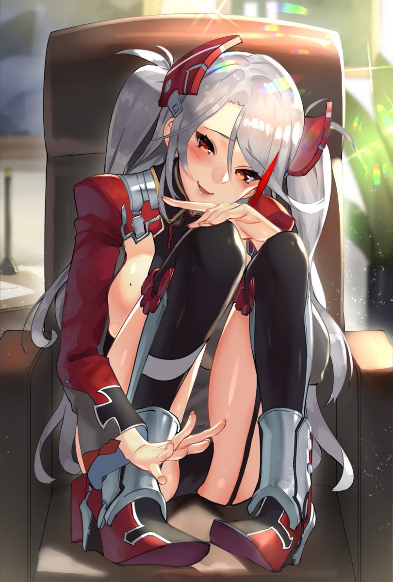 プリンツ・オイゲン(アズールレーン) 「#いいツーサイドアップの日 」|スコッティのイラスト