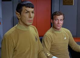 There were some missteps in the design elements. The original velour was hot under the lights, so they changed the pullovers to a double knit.In the shift from 1st to 2nd pilot, they retooled Spock, but moved him into the same color scheme as Kirk. Not good visually