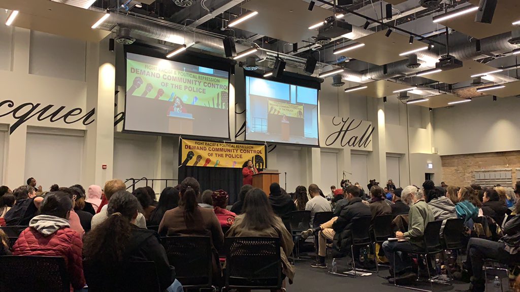 NormalArabGirl's tweet image. .@BLMChi talking about why Chicago is THE place to start #refoundingNAARPR - from kicking out Anita Alvarez and Rahm Emmanuel, to having the most socialist aldermen, to indicting Jason Van Dyke in the murder of Laquan McDonald, to opening the Chicago Torture Justice Center.