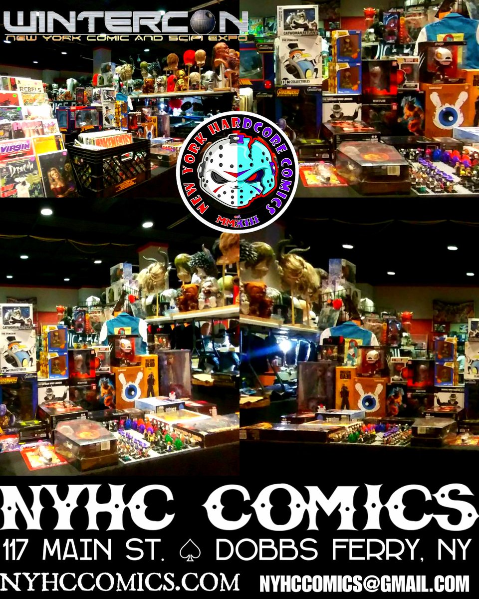 nyhccomics's tweet photo. #ThankYou From @nyhccomics DAY 1 For @winterconexpo 2019!
The LARGEST #SciFi #Convention In The #NY Area. Dedicated To Bringing Fans A More Intimate Convention Experience!
#WinterCon #WinterCon19 #ComicCon #Comics
#NYHCCOMICS
117 MAIN ST
DOBBS FERRY NY
https://t.co/mCKrUlRqQ2 https://t.co/UHO80yo2E1