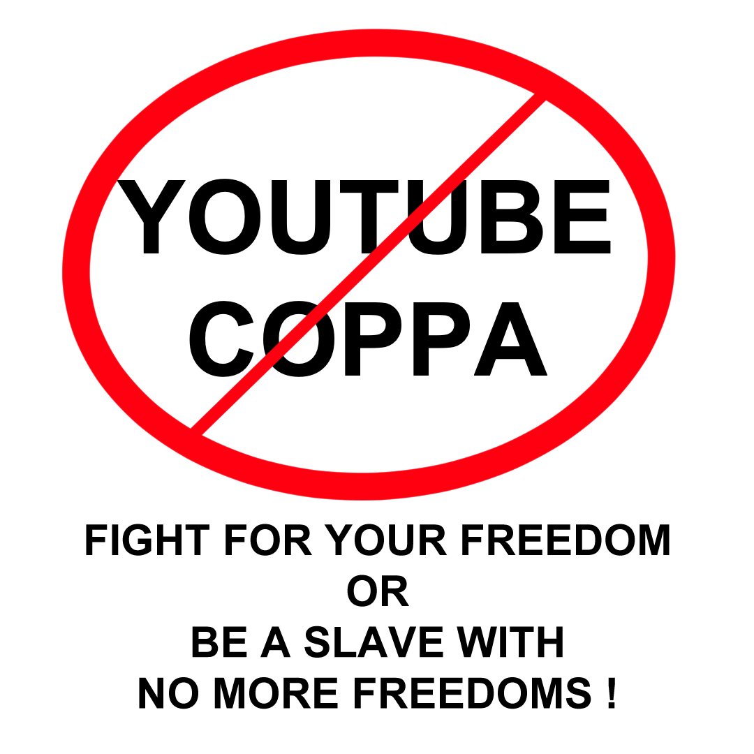 crooks_erica's tweet photo. Let this be the biggest protest in history ! #youtube #coppa #youtubesucks #coppasucks #saveyoutube #saveyoutubecreators #anarchy #anarchist #anarchism #savetheinternet #takebackyoutube #occupyyoutube #boycottyoutube #google #googlesucks #protest #strike #revolution #youtubers https://t.co/ngaceOTBSI