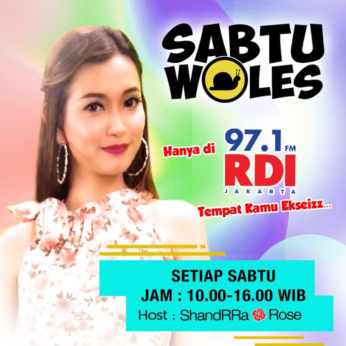 Yukkk temenin <a href="/shandRRa_rose/">ShandRRa Rose</a> sampai jam 4 sore <a href="/rdi971/">97.1 FM RADIO RDI JKT</a> , ditunggu juga request-an lagu pop slow fav kamu ya!