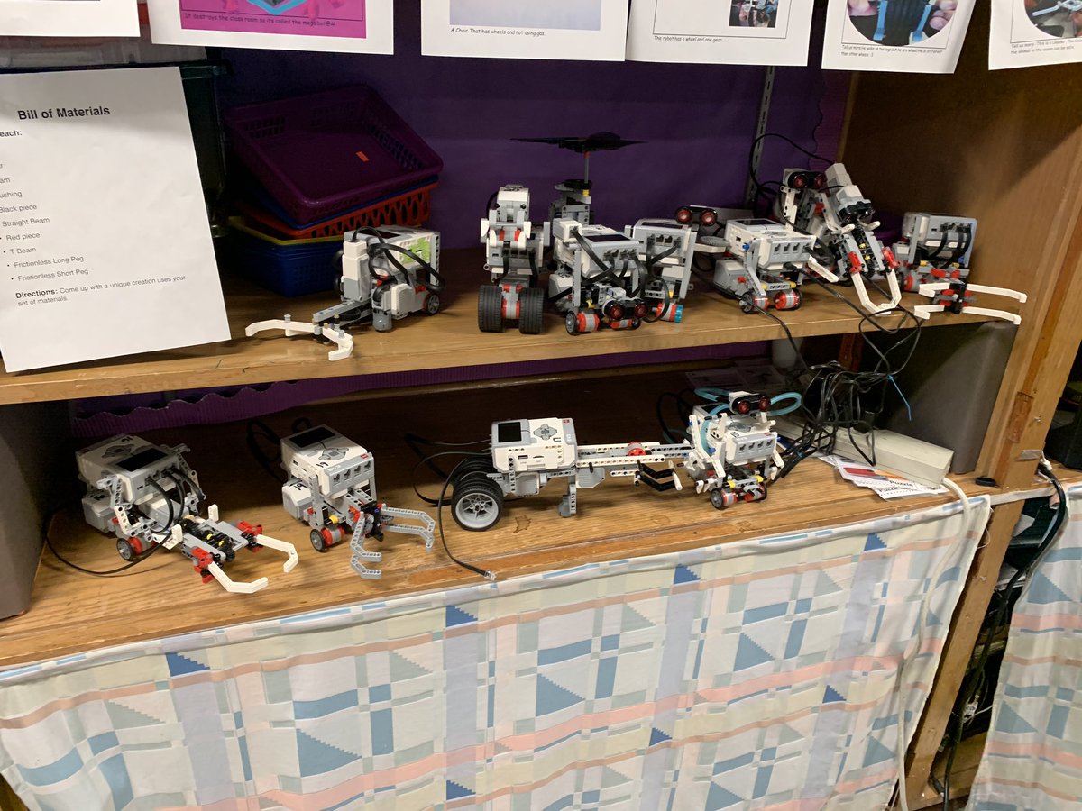 Mrs. Calderon (@ps201tech) on Twitter photo Fifth grade robots are built and ready for programming! <a href="/PS201QSTEAM/">PS 201 STEAM Magnet School</a> #CSforAllNYC Fifth grade robots are built and ready for programming! <a href="/PS201QSTEAM/">PS 201 STEAM Magnet School</a> #CSforAllNYC