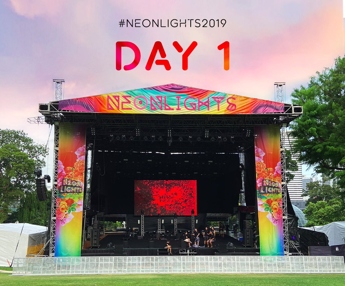 Today’s the day! We’re so ready to have you for the FIRST DAY of #NeonLights2019! Tickets are only available at the door and not online. Doors open at 1pm. See ya in a bit! 💃🏻🕺🏻