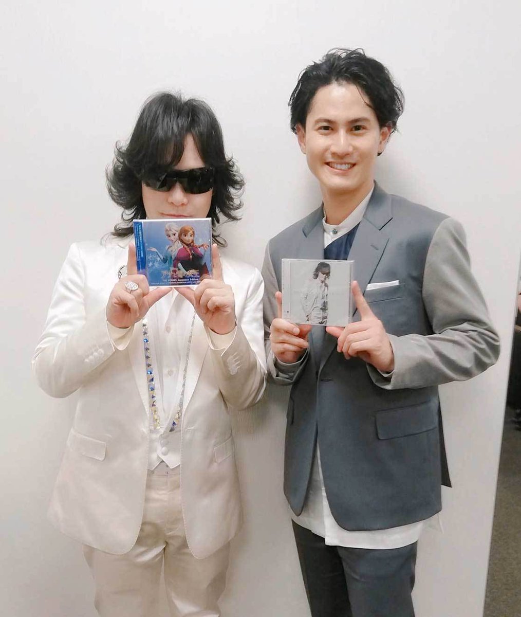 ディズニー ミュージック 奇跡の2ショット Toshiさんと武内駿輔さんが Mステ 終わりに楽屋前でパチリ アナと雪の女王2 ディズニー ミュージック 奇跡の2ショット Toshiさんと武内駿輔さんが Mステ 終わりに楽屋前でパチリ アナと雪の女王2