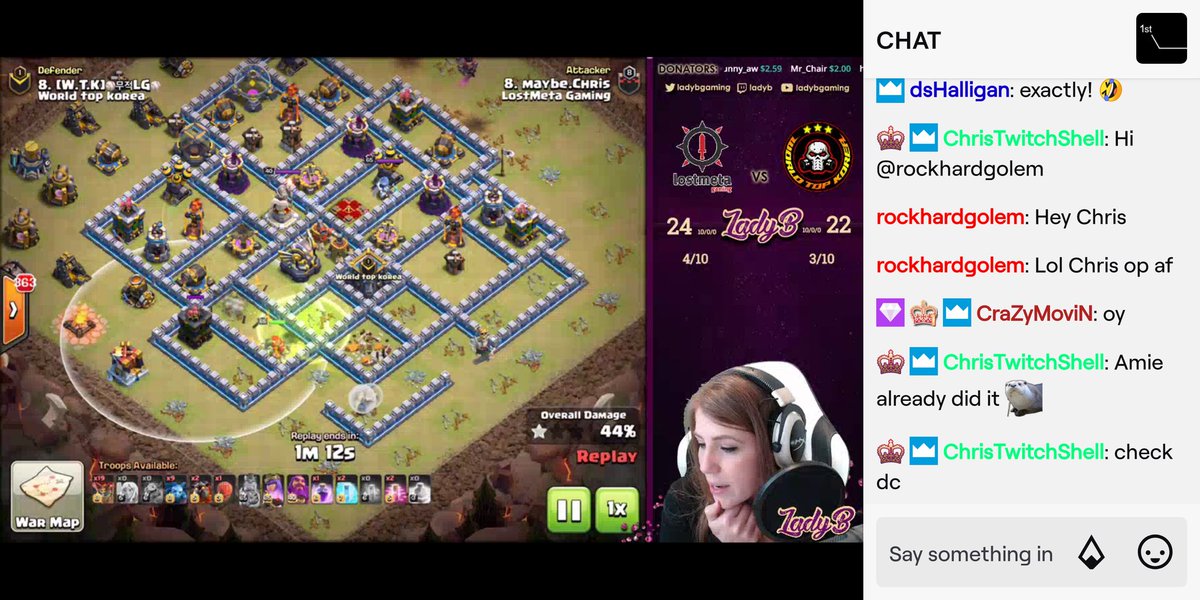 .@LadyBGaming Yup, ya know me 😉 great stream!!!