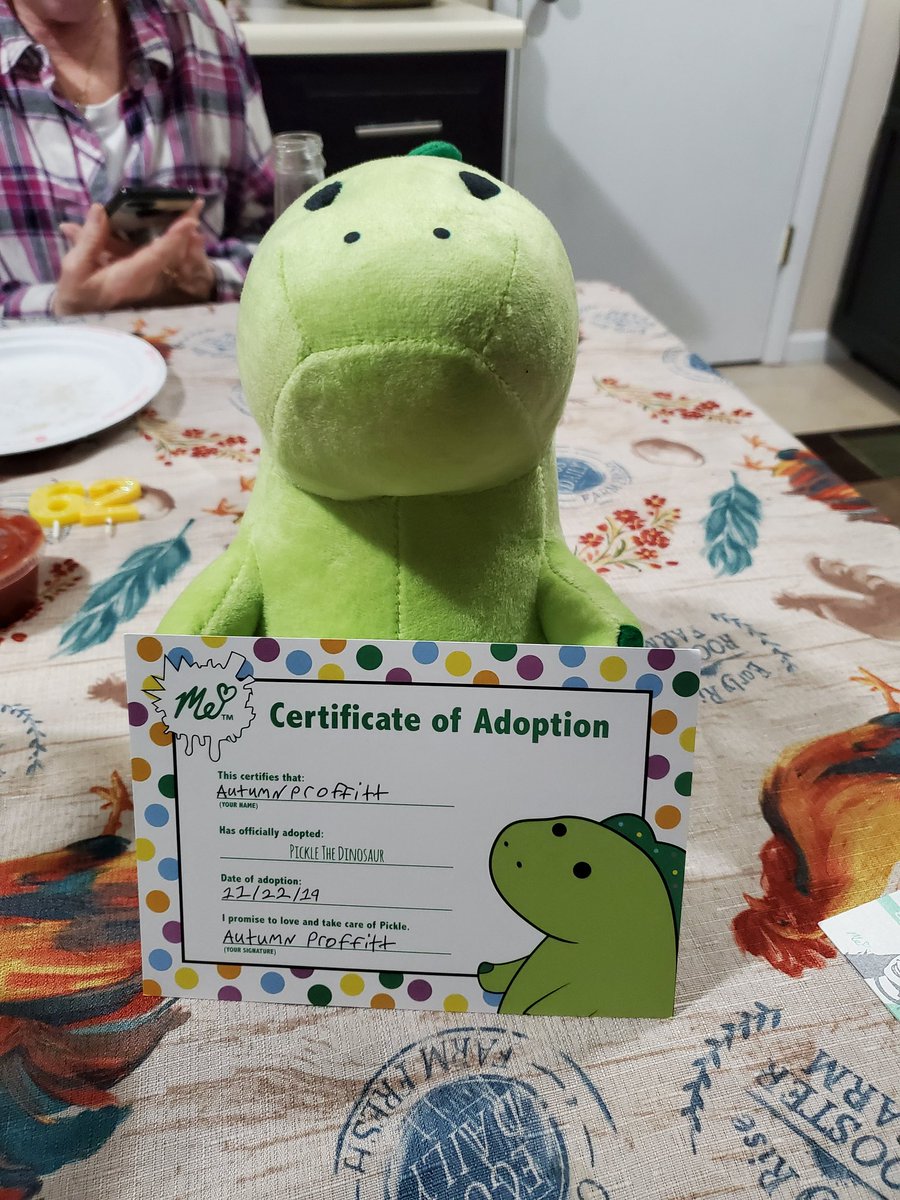 Moriah Elizabeth Pickle The Dinosaur Plush - canvas-smorgasbord