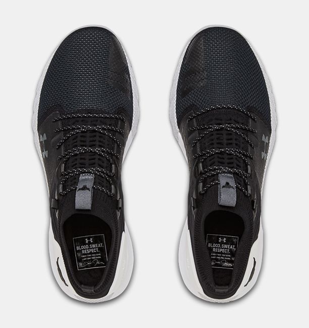 SneakerScouts's tweet photo. #SneakerScouts The Under Armour Project Rock 2 'Black/White' is now available via @FinishLine! |$140| #IronWillCollection @TheRock @ProjectRock https://t.co/PUknap7Wfa https://t.co/4H7ag2Q0h1