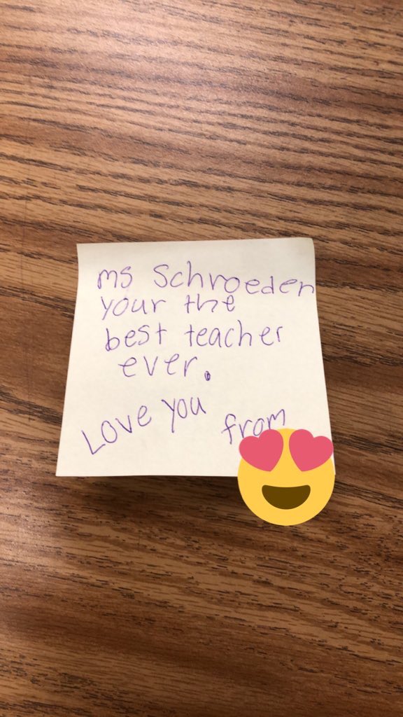 Ms_SchroederPV3's tweet photo. Really gonna miss my sweet students while on break 💕 #pvlionpride https://t.co/hVIJrcMrRd