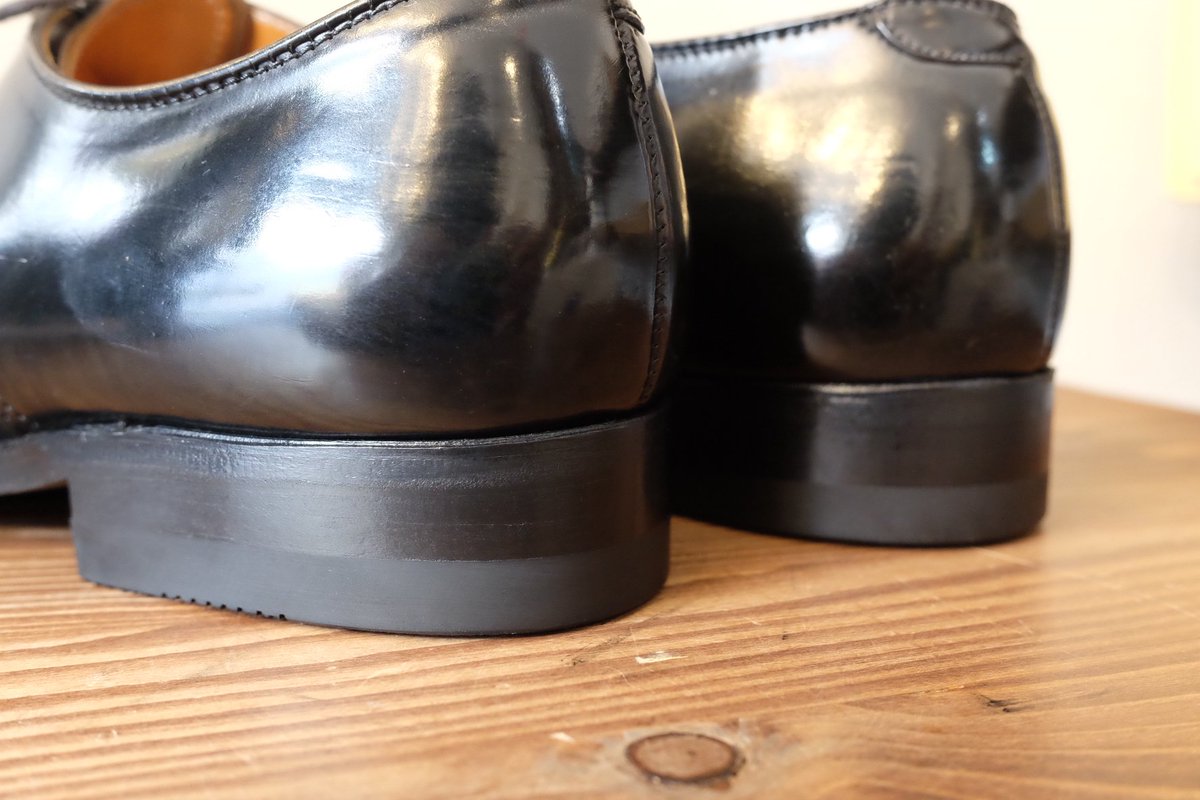 Kobbit 岡山の靴修理屋 A Twitteren Alden オールデン Vチップモディファイドコードバンの修理ご依頼をいただきました ビブラムハーフラバー トゥスチール ビブラムサンライズリフト 1cm 岡山 表町靴修理 コビット 岡山駅東口