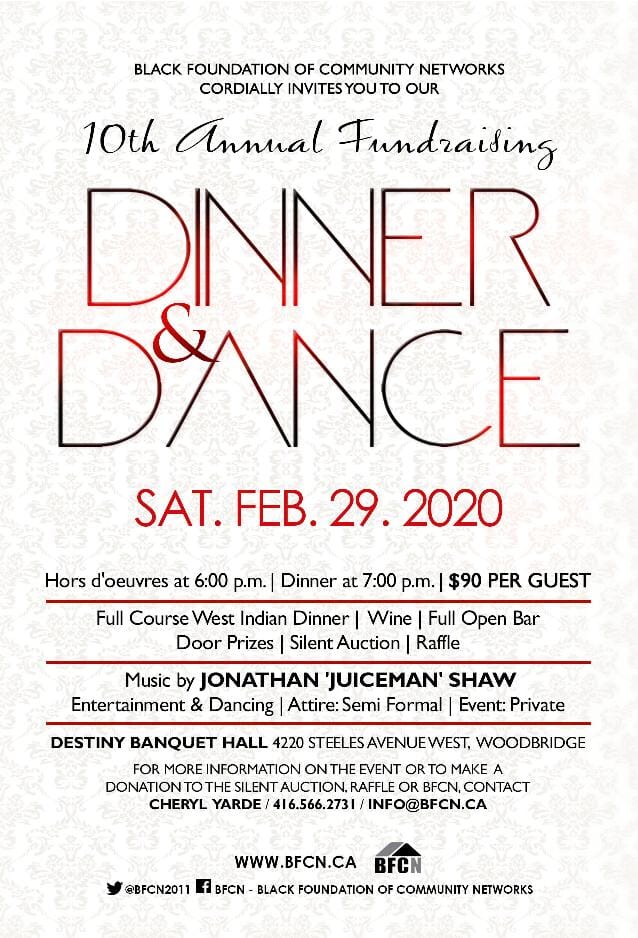 BFCN (@bfcn2011) on Twitter photo SAVE THE DATE: SATURDAY, FEBRUARY 29, 2020
BFCN 10th Annual Fundraising Dinner & Dance
Get your tickets here: bit.ly/BFCN2020 or send a $90 e-Transfer to fundraiser@bfcn.ca! SAVE THE DATE: SATURDAY, FEBRUARY 29, 2020
BFCN 10th Annual Fundraising Dinner & Dance
Get your tickets here: bit.ly/BFCN2020 or send a $90 e-Transfer to fundraiser@bfcn.ca!
