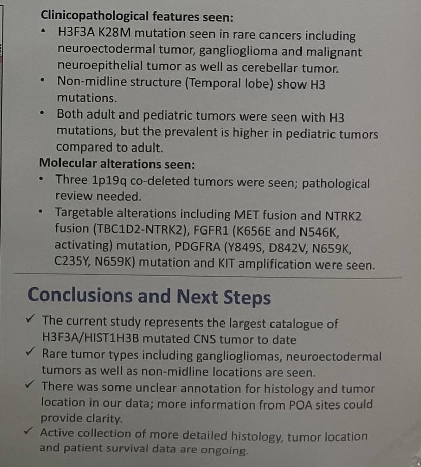 And there are interesting findings such as concurrent  #NTRK fusion, MET fusion, & more. We need to analyze more tumors!!