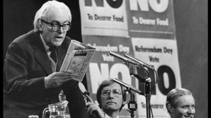 Barbara Castle wrote in her diary of the 'venom' coming from Wilson after he found out. Foot was the one who u-turned and admitted that he 'may have been wrong’ and cited the need to prevent ‘the collapse of the government’, preventing Benn from pursuing an official switch