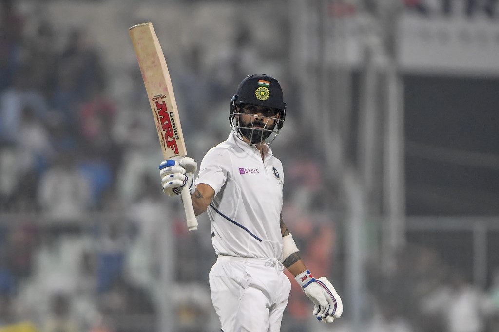 JitRo45's tweet photo. @BCCI Reach 27 century in Test Cricket -

Sachin Tendulkar - 141 innings

Virat Kohli - 141 innings

#KingKohli #PinkBallTest #INDvBAN https://t.co/3K8MvcRXlr