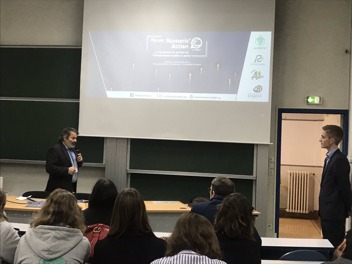 Berengere_Brchr's tweet photo. Ouverture par @frlagarce du séminaire #NumericAction ! 
 Le numérique au service de l’interprofessionnalité en santé ! 
@La_FNESI @Pharma_ANEPF https://t.co/Ge7jkSynSV