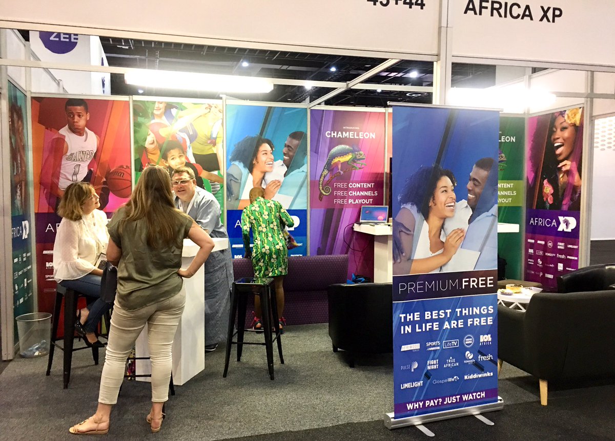 AfricaXP_ZA's tweet photo. We had great conversations at #DISCOP2019 in Johannesburg with partners across Africa and globally. Looking forward to bringing great content and channels to more and more territories across the continent. https://t.co/ZuZRKNSB7c