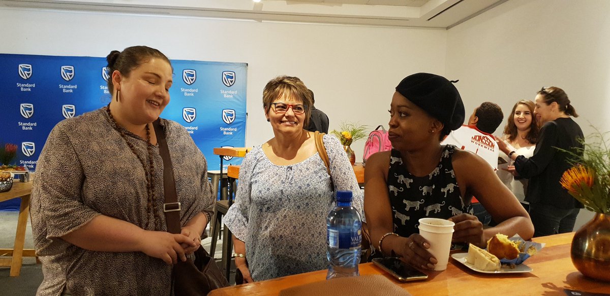 CrazzeeD's tweet photo. Wonderful to see so many of our staff at the walkabout today. @StandardBankZA @StandardBankArt #DavidKoloane #AfricanheART #LoveArt https://t.co/q70tg1Lrd2