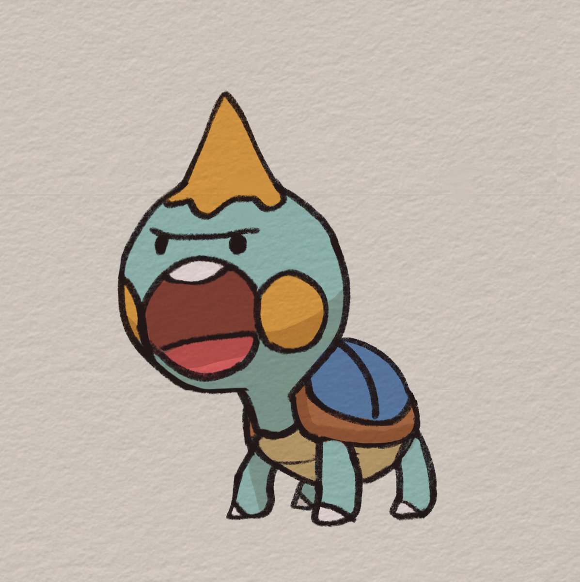 ポケモン カムカメ ガラルポケモンデフォルメその5 Rii2のイラスト