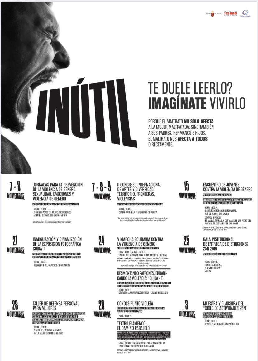 VicepresidenRM's tweet photo. Este domingo tendrá lugar la V marcha solidaria contra la violencia de género en #LasTorresdeCotillas. Todo lo recaudado irá a la asociación Quiero Crecer, la única que ofrece en la #RegióndeMurcia terapias asistidas para mujeres y niños víctimas de la violencia machista. https://t.co/qMAUU0jNlO