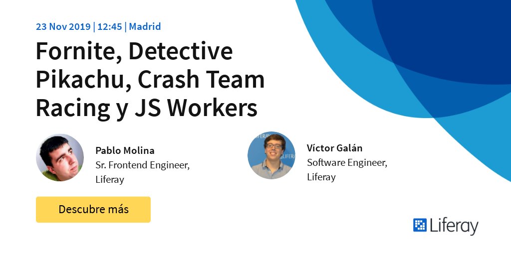 Liferay_es's tweet photo. Segundo día en @commitconf en la Universidad San Pablo CEU - Montepríncipe. ¡Os esperamos en nuestro stand y en la charla de @Votilde y @p2kmgcl en el Track A! https://t.co/7K0HGxRVJ9 #commitconf https://t.co/TNbeQ2Mvhl