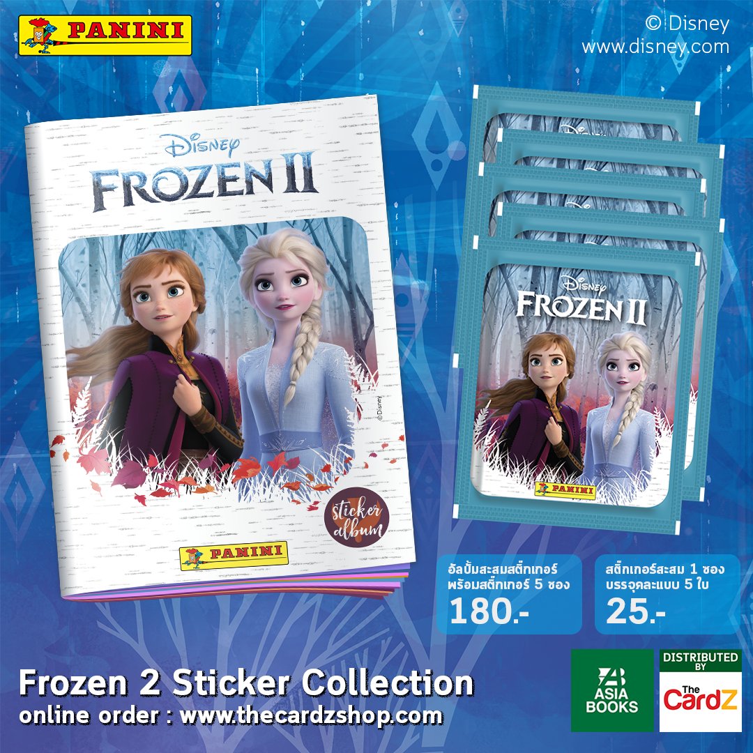 paninith's tweet photo. แฟน #Frozen2 ห้ามพลาด ! สติ๊กเกอร์สะสมโฟรเซ่น 2 รวมสติ๊กเกอร์และถ่ายทอดเรื่องราวผ่านอัลบั้ม ราคาชุดละ 180 บาท พร้อมสติ๊กเกอร์ 5 ซอง และสติ๊กเกอร์ซองละ 25 บาท จำหน่ายวันนี้ทาง https://t.co/7kXLIAb7yk และเตรียมพบกันที่ร้านเอเชียบุ๊คส์
#Frozen2TH #PaniniTH https://t.co/rmKR3bMhFI